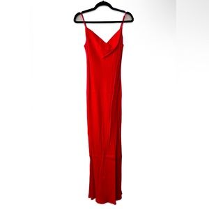 Bright Red Slip Dress